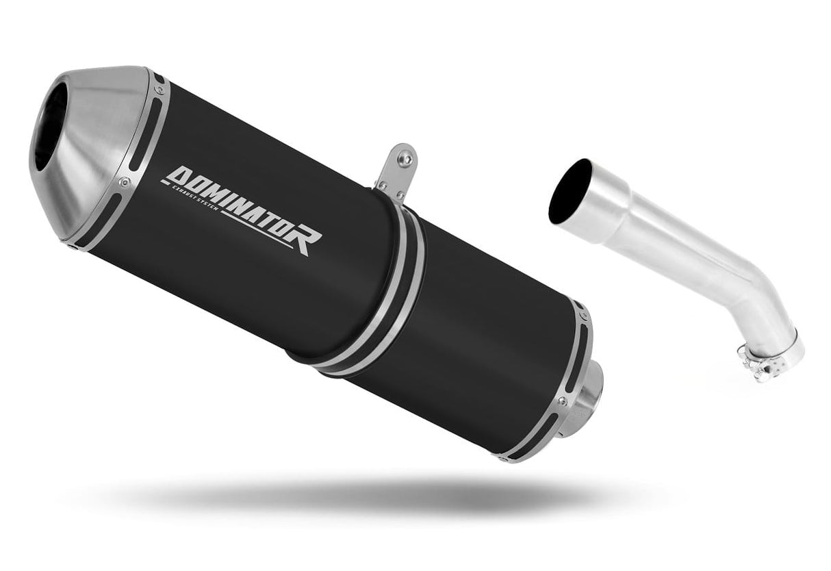 Kawasaki ZX10R 2004 - 2005 Exhaust Silencer Muffler OVR BLACK + dB killer 20 m.