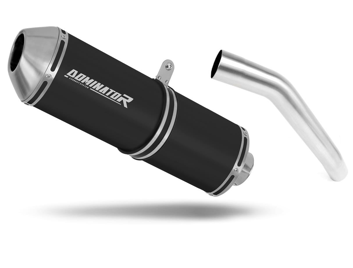 Kawasaki Z750 2007 - 2012 Exhaust Silencer Muffler OVR BLACK + dB killer 20 m.