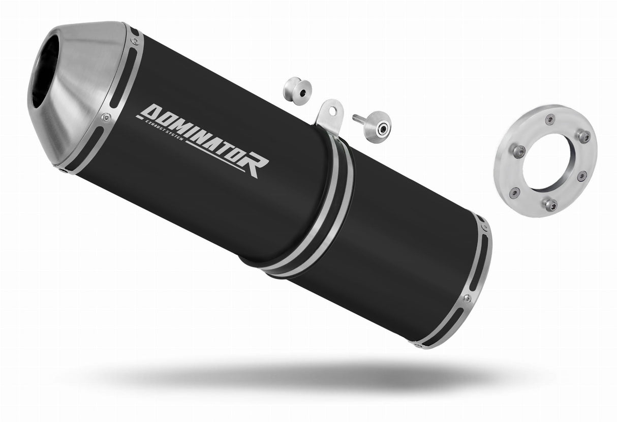 Kawasaki ZR7 / ZR7S 1999 - 2004 Exhaust Silencer Muffler OVR BLACK + dB killer 19 m.