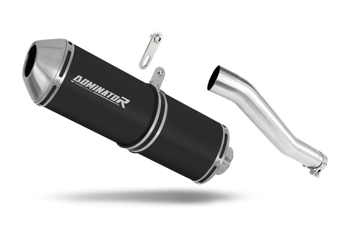 Honda XRV 750 AFRICA TWIN RD07 1993 - 1995 Exhaust Silencer Muffler OVR BLACK + dB killer 19 m.