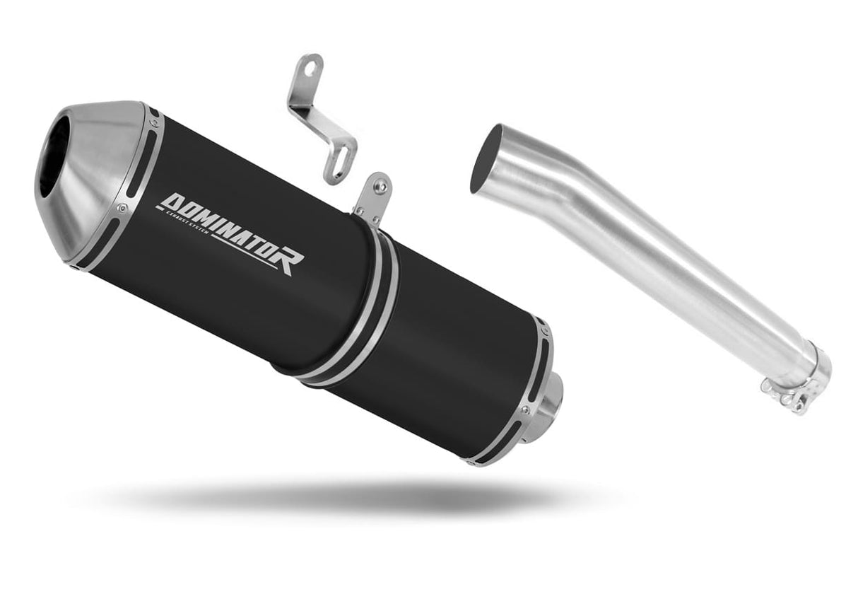 Honda XRV 750 AFRICA TWIN RD04 1990 - 1992 Exhaust Silencer Muffler OVR BLACK + dB killer 19 m.