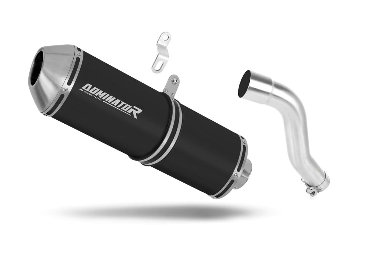 Honda XL 700 V TRANSALP 2008 - 2014 Exhaust Silencer Muffler OVR BLACK + dB killer 20 m.