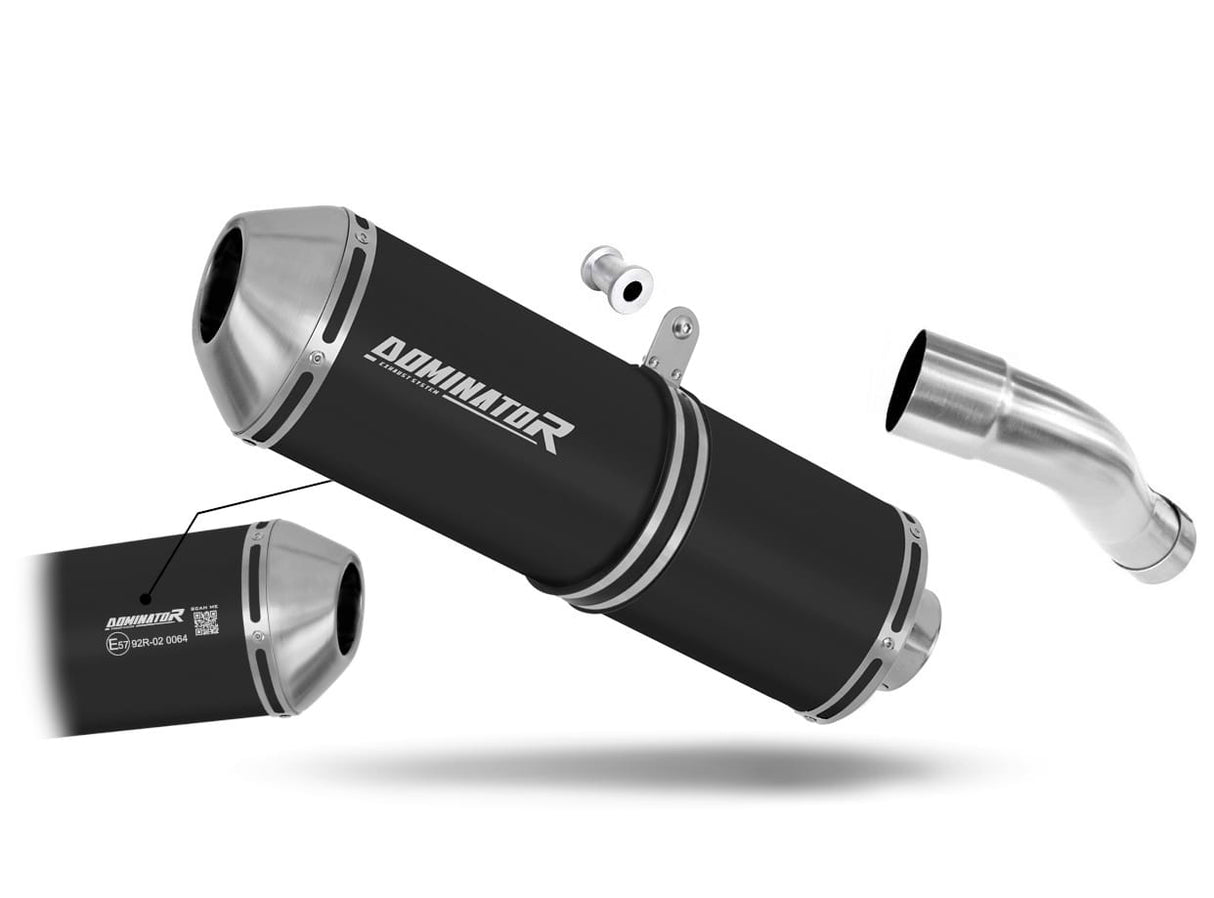 Honda CBR 600F PC41 2011 - 2015 EU Approved Exhaust Silencer OVR BLACK 20 m.
