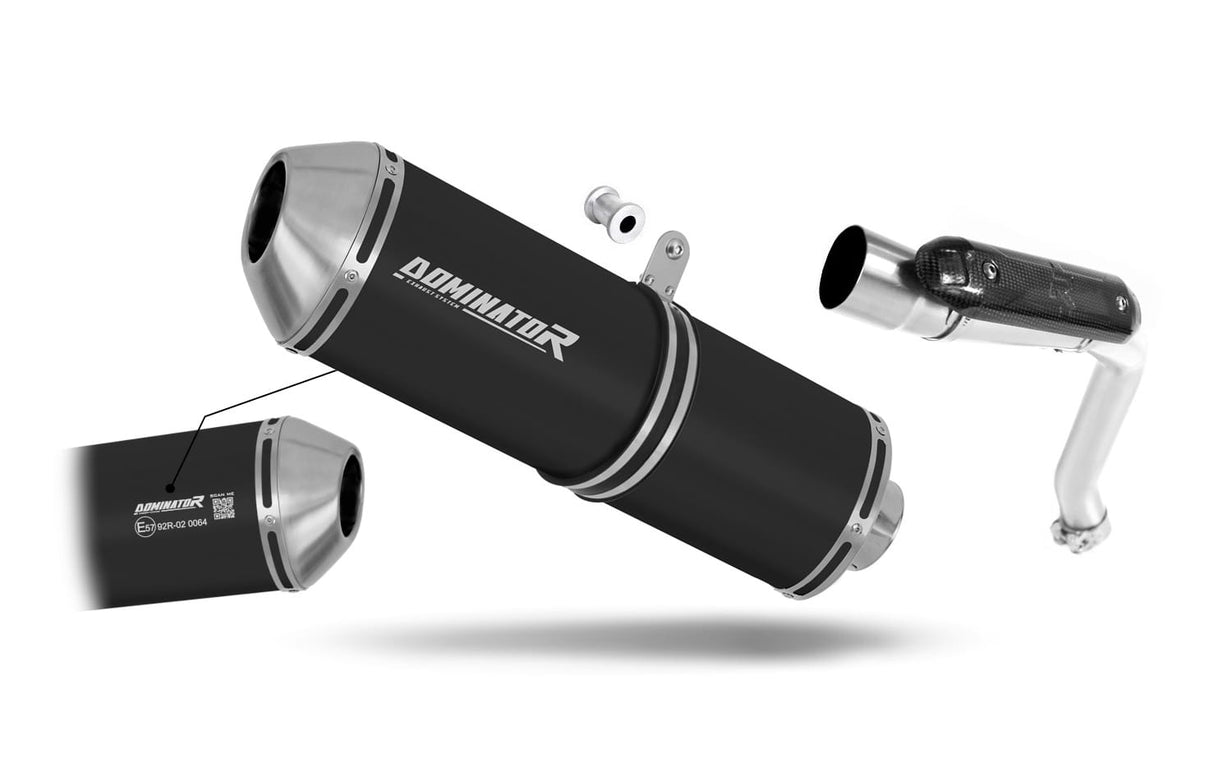 Honda CB 600F HORNET 2003 - 2006 EU Approved Exhaust Silencer OVR BLACK 20 m.
