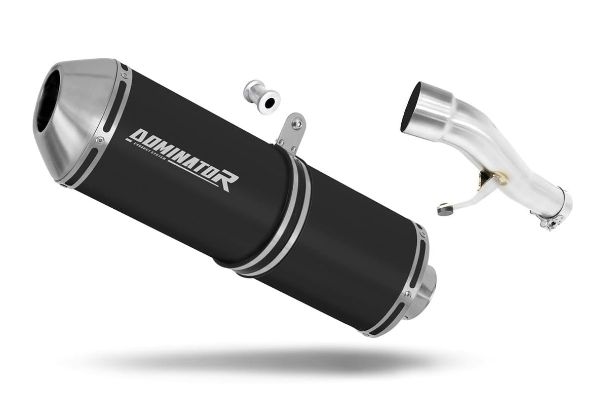 Honda CB 500 1993 - 2003 Exhaust Silencer Muffler OVR BLACK + dB killer 19 m.