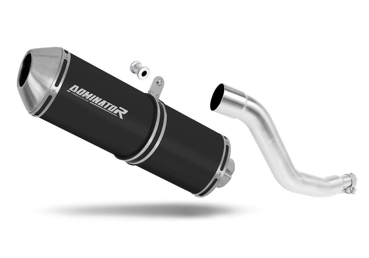 Honda XR 125 L 2003 - 2013 Exhaust Silencer Muffler OVR BLACK + dB killer 20 m.