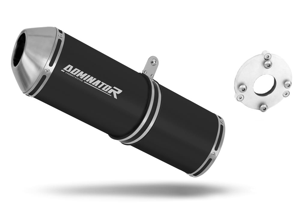 Daelim VJF Roadsport 125 Exhaust Silencer Muffler OVR BLACK + dB killer