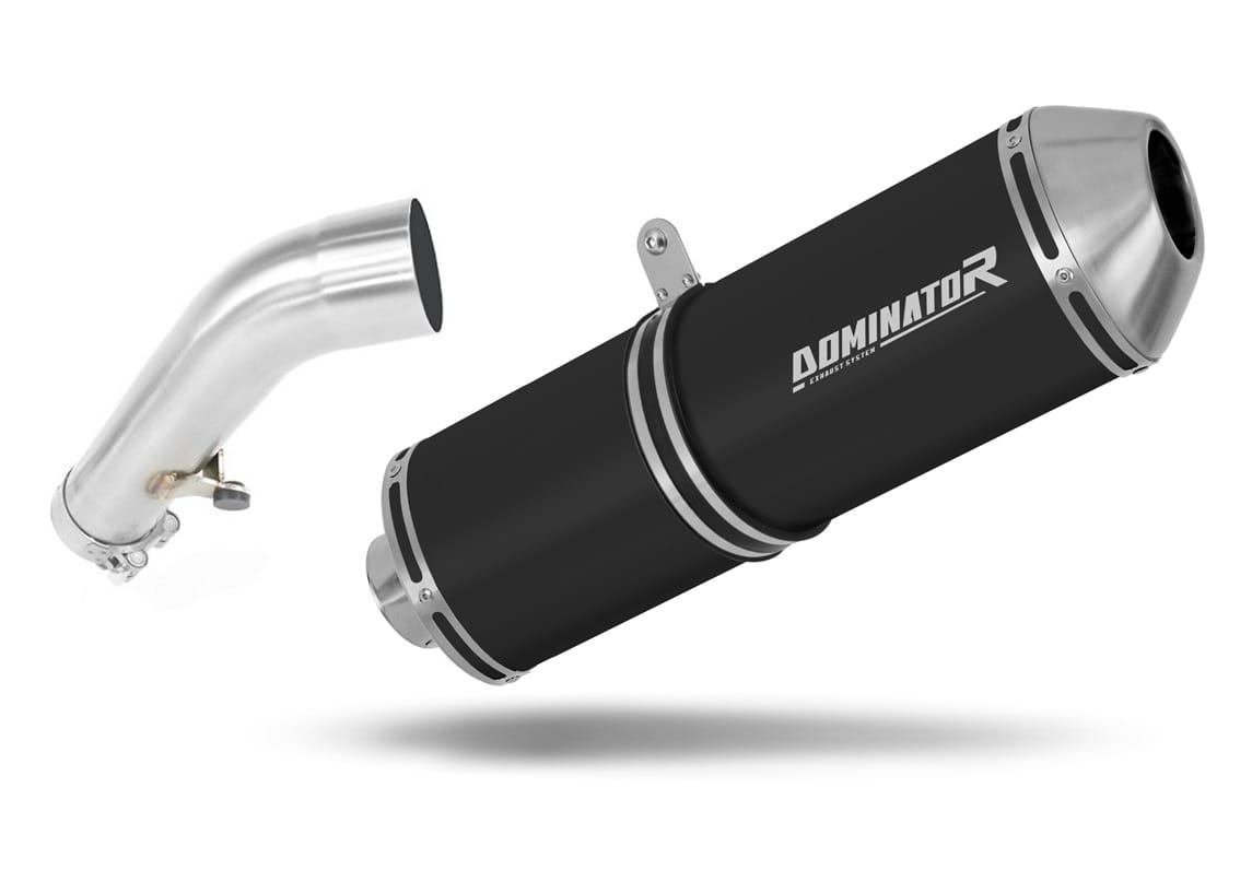 BMW R1200R 2006 - 2009 Exhaust Silencer Muffler OVR BLACK + dB killer 20 m.