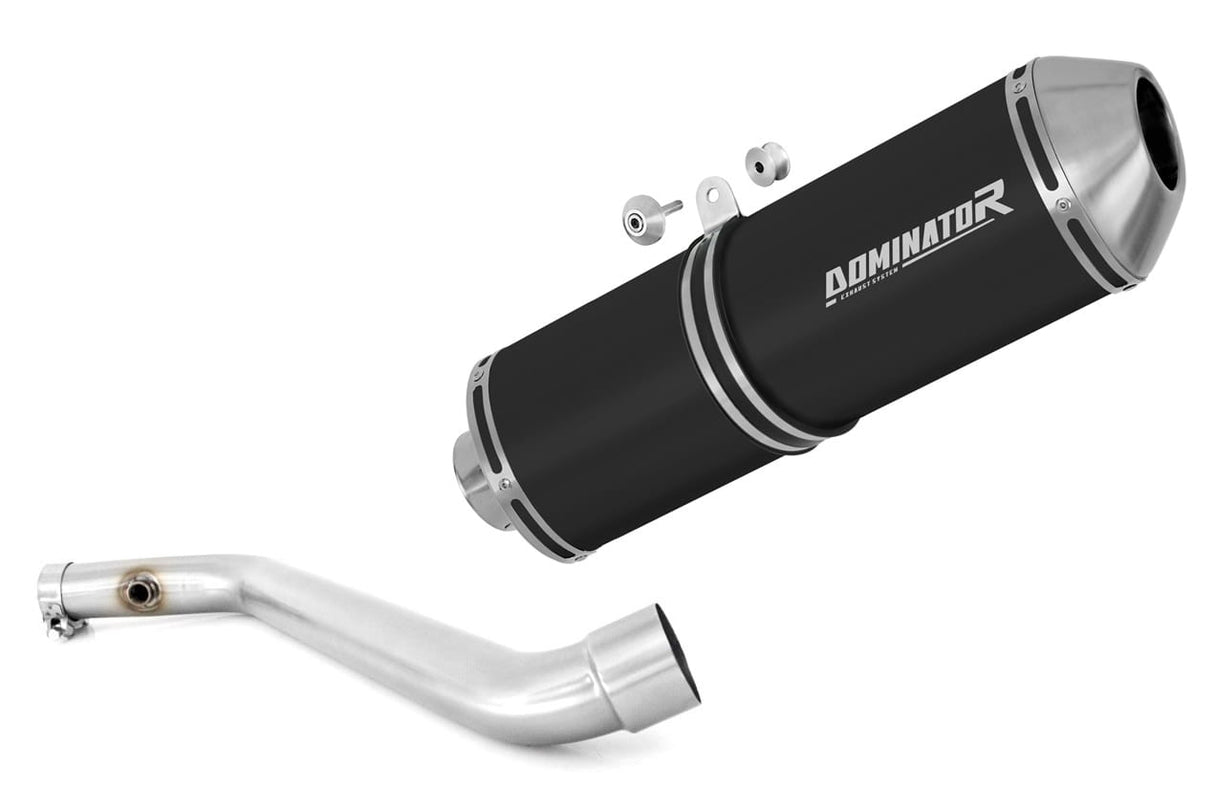 BMW R1100RT Exhaust Silencer Muffler OVR BLACK + dB killer