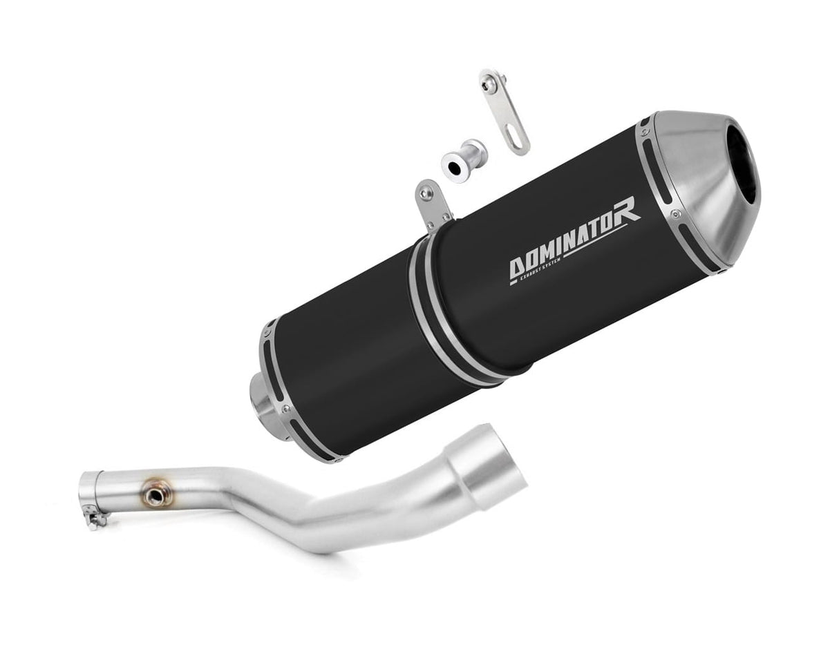 BMW R850R - 2003 Exhaust Silencer Muffler OVR BLACK + dB killer 20 m.