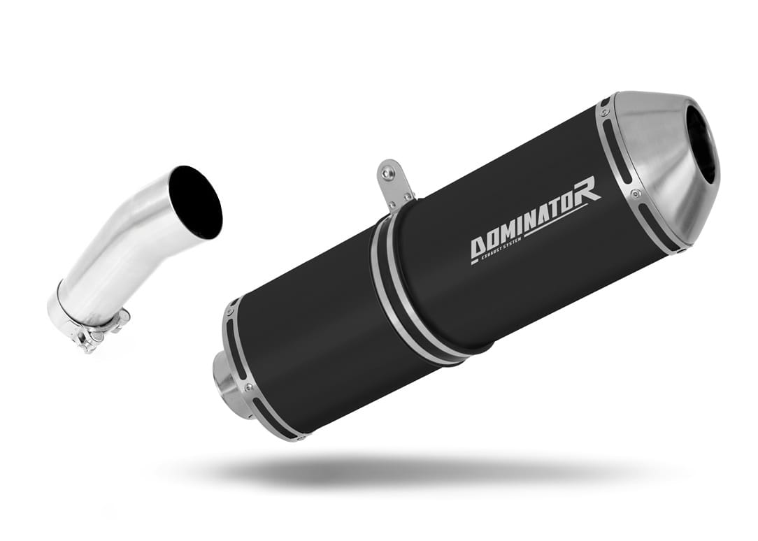 BMW F800R 2009 - 2019 Exhaust Silencer Muffler OVR BLACK + dB killer 20 m.