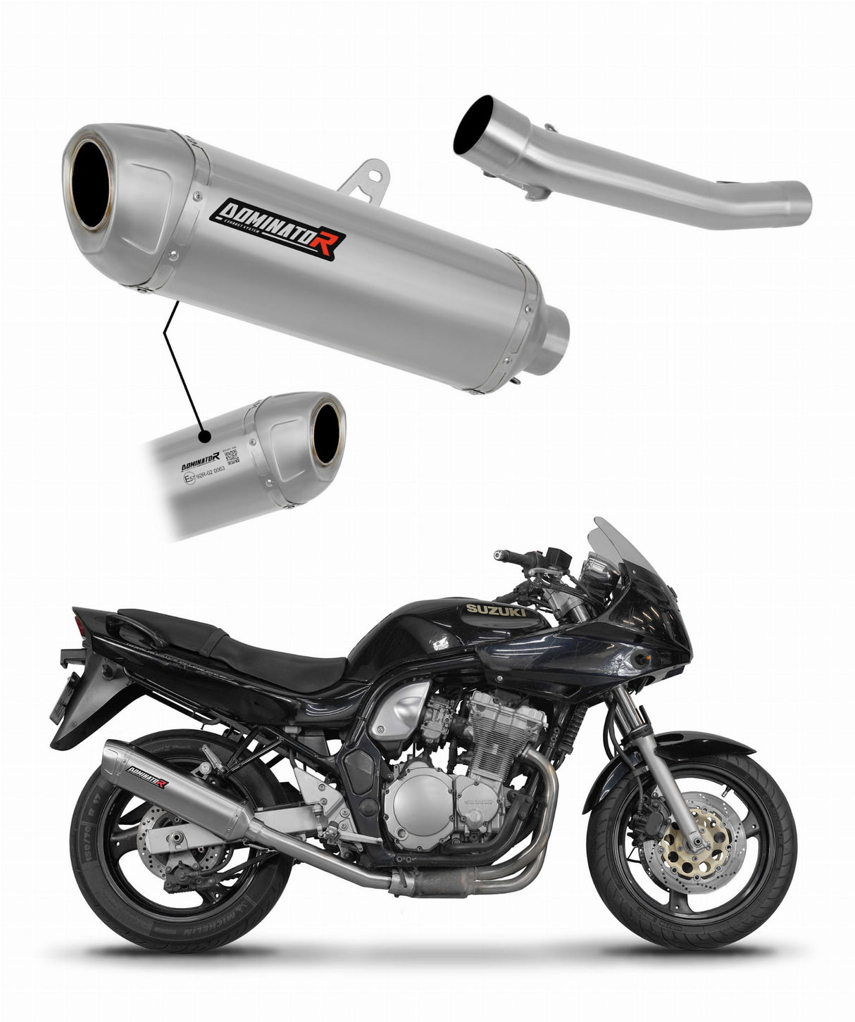 Suzuki GSF BANDIT 1200 1996 - 2000 EU Approved Exhaust Silencer S6 19 m.