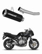 Suzuki GSF BANDIT 1200 1996 - 2000 Exhaust Silencer Muffler GP BLACK + dB killer 19 m.