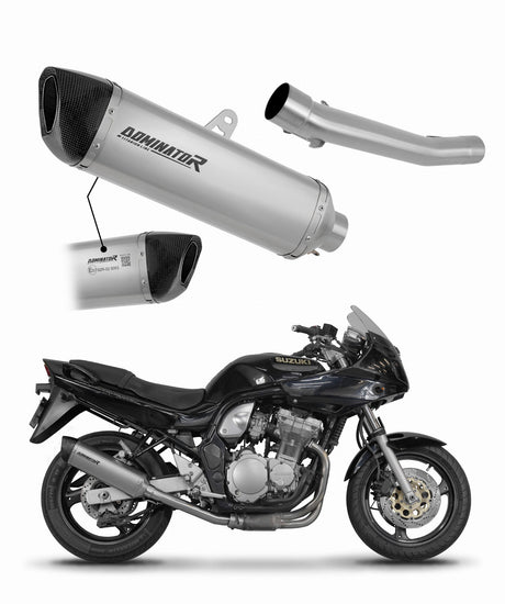 Suzuki GSF BANDIT 1200 1996 - 2000 EU Approved Exhaust Silencer Titanium HP6 19 m.