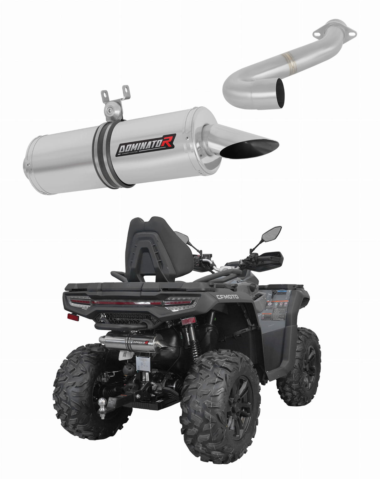 CF MOTO C Force 850 Touring 2024 Exhaust Silencer Muffler ST + dB killer 20 m.