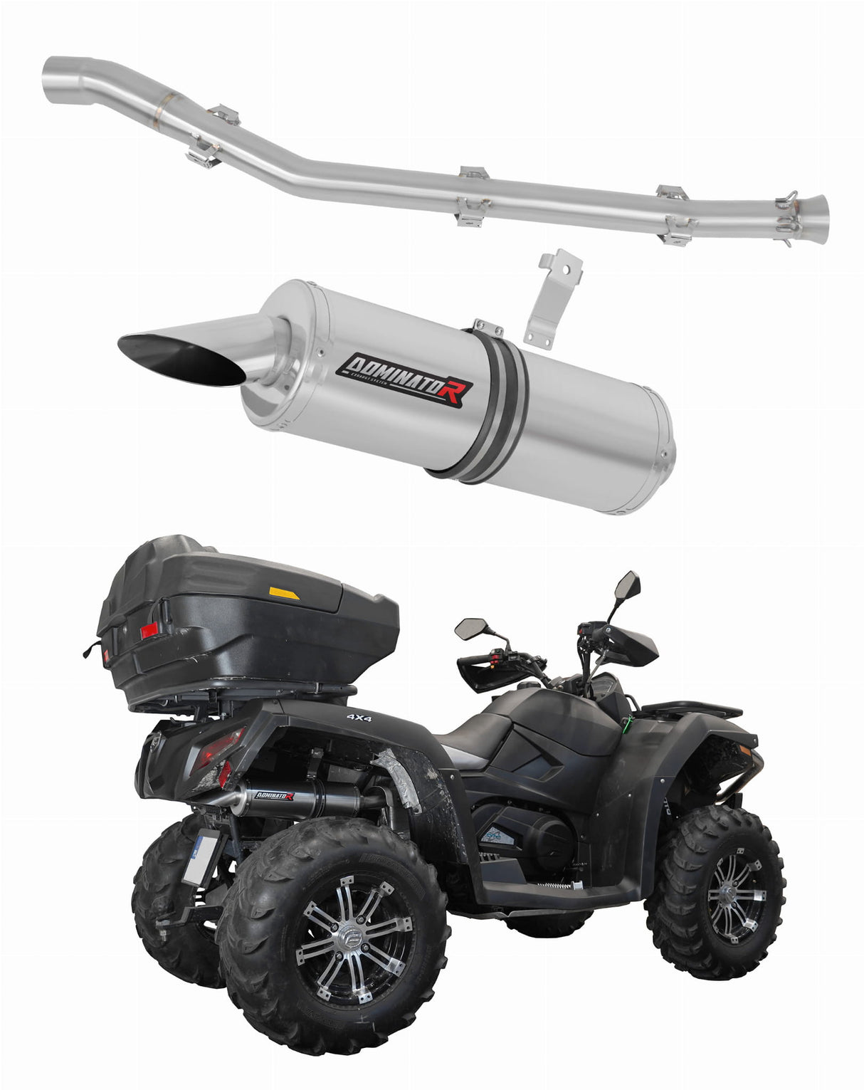 CF MOTO C Force 550 2016 - 2024 Exhaust Silencer Muffler ST + dB killer 20 m.