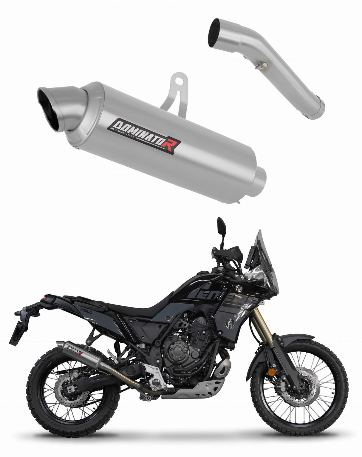 Yamaha Tenere 700 2021 - 2024 Exhaust Silencer Muffler GPF + dB killer 20 m.