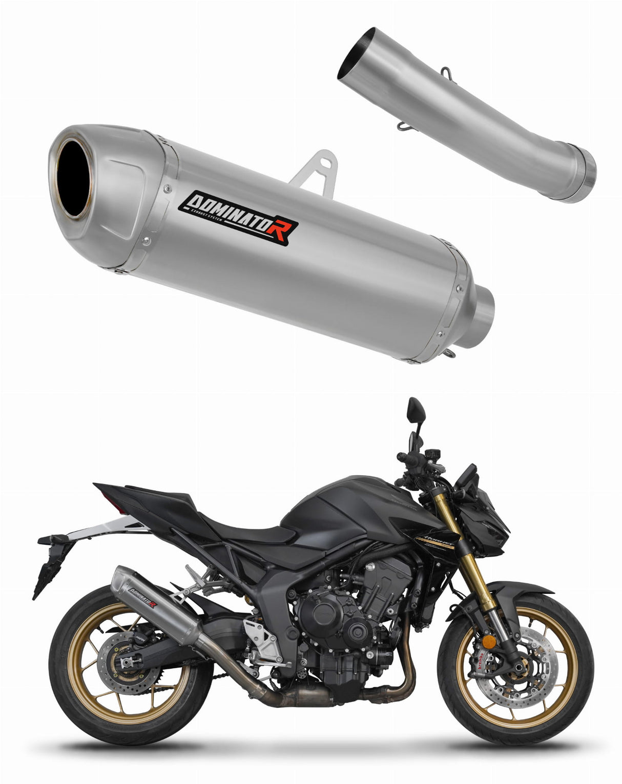 Honda CB 1000 Hornet / SP 2025 Exhaust Silencer Muffler S6 + dB killer 20 m.