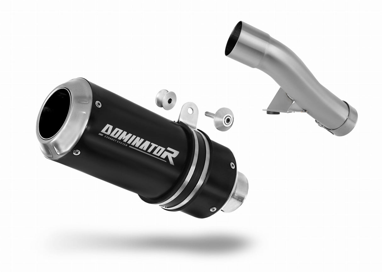 Honda CBF 600 2004 - 2007 Exhaust Silencer Muffler GP BLACK + dB killer 20 m.