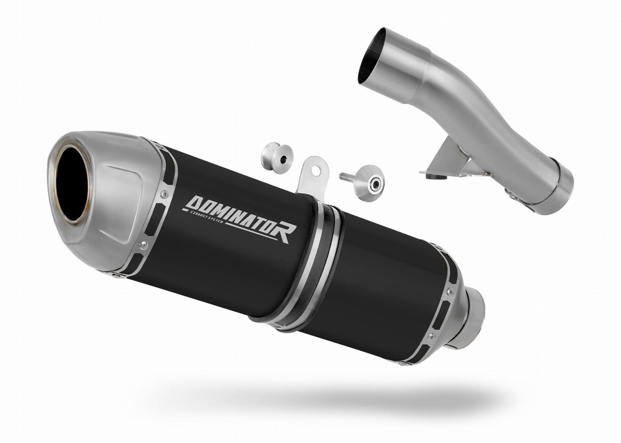 Honda CBF 600 2004 - 2007 Exhaust Silencer Muffler S6 BLACK + dB killer 20 m.