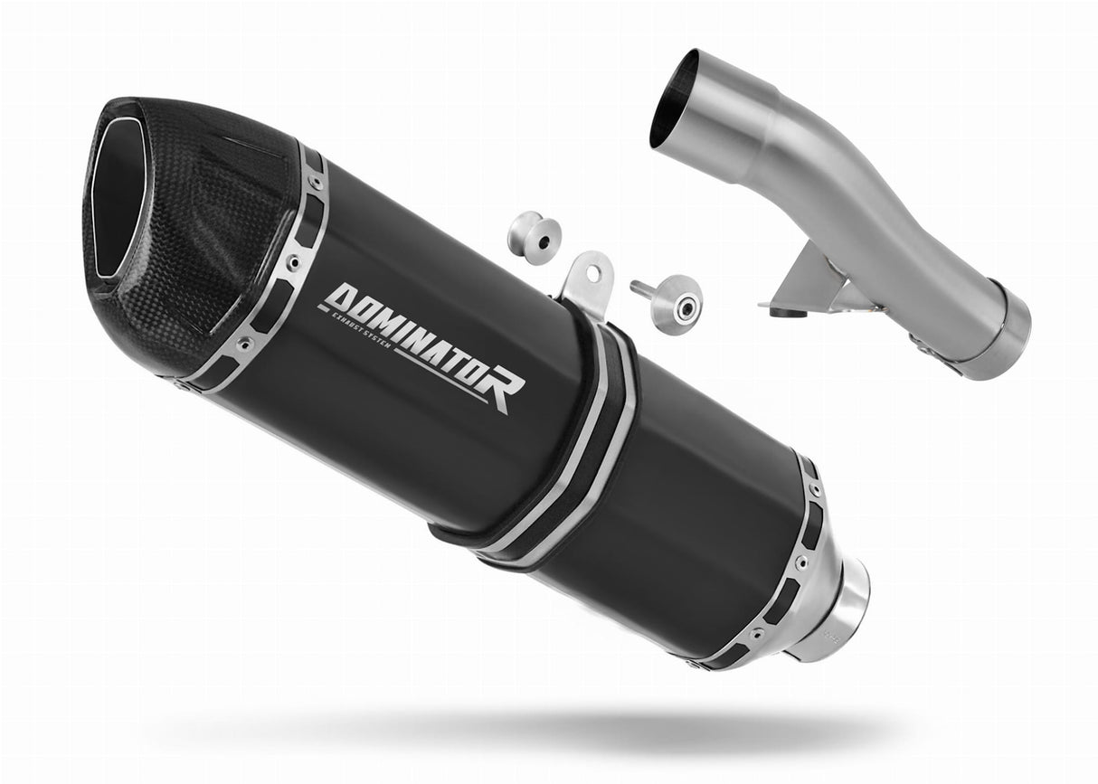 Honda CBF 600 2004 - 2007 Exhaust Silencer Muffler HP1 BLACK + dB killer 20 m.
