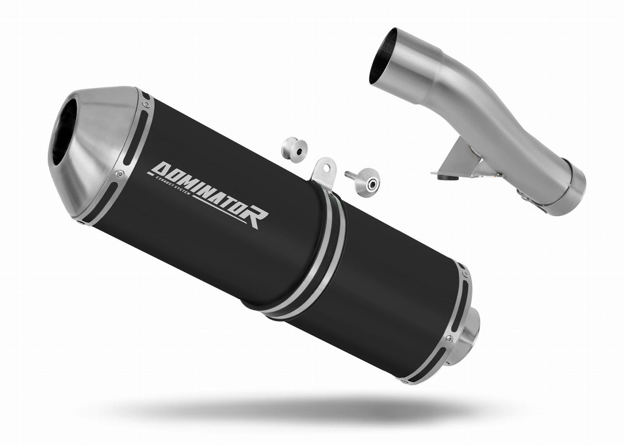 Honda CBF 600 2004 - 2007 Exhaust Silencer Muffler OVR BLACK + dB killer 20 m.