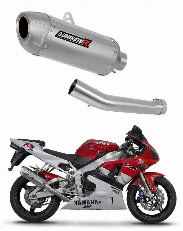 Yamaha YZF R1 1000 RN01 1998 - 1999 Exhaust Silencer Muffler S6 Shorty + dB killer 19 m.