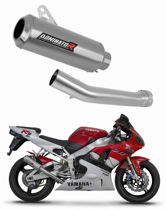Yamaha YZF R1 1000 RN04 2000 - 2001 Exhaust Silencer Muffler GP + dB killer 20 m.