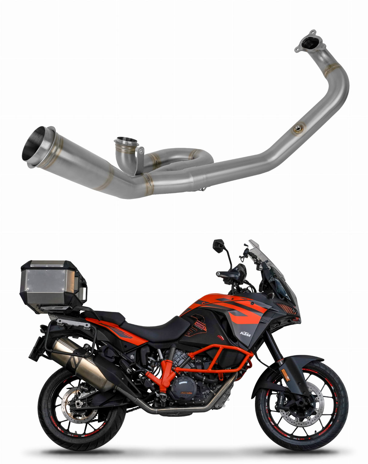 KTM 1190 Adventure / R 2013 - 2016 DECAT Header Pipe 20 m.