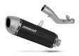 Suzuki GSXR 1000 K9 L0 L1 2009 - 2011 Right Side Exhaust Silencer Muffler S6 BLACK + dB killer 20 m.