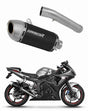 Yamaha YZF R6 2003 - 2005 Exhaust Silencer Muffler S6 Shorty BLACK + dB killer 20 m.