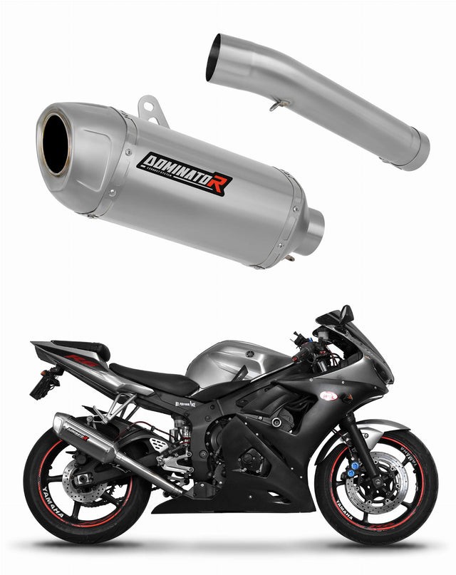 Yamaha YZF R6 2003 - 2005 Exhaust Silencer Muffler S6 Shorty + dB killer 20 m.