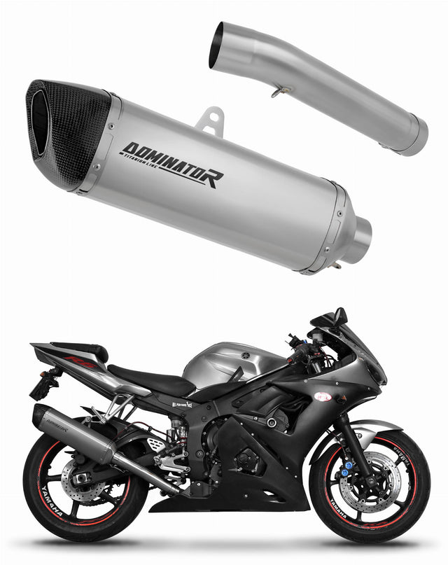 Yamaha YZF R6 2003 - 2005 Exhaust Silencer Muffler Titanium HP6 + dB killer 20 m.
