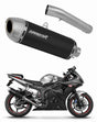 Yamaha YZF R6 2003 - 2005 Exhaust Silencer Muffler S6 BLACK + dB killer 20 m.