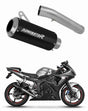 Yamaha YZF R6 2003 - 2005 Exhaust Silencer Muffler GP BLACK + dB killer 20 m.