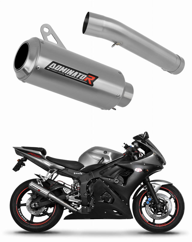 Yamaha YZF R6 2003 - 2005 Exhaust Silencer Muffler GP + dB killer 20 m.