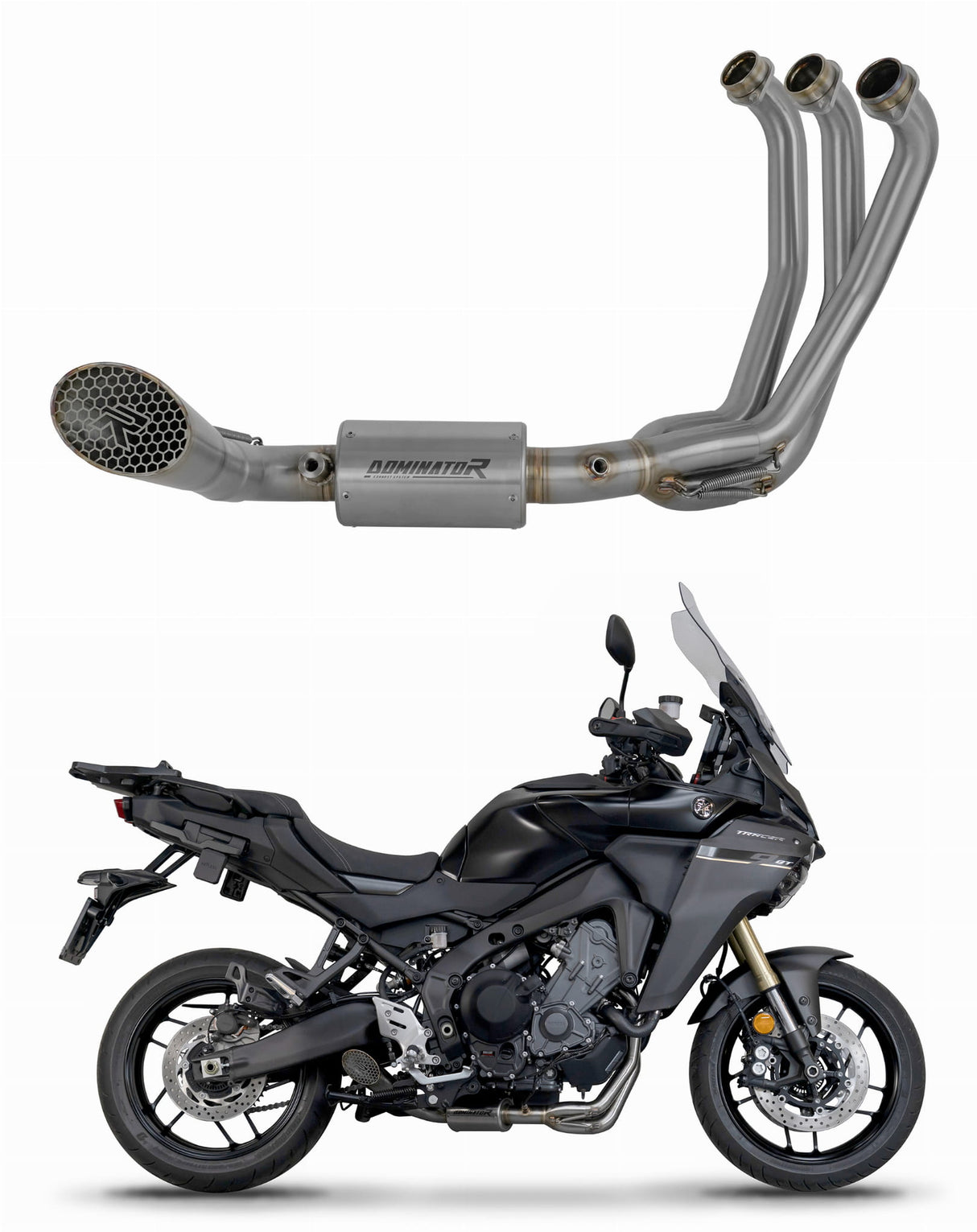 Yamaha Tracer 9 / GT 2025 Full Exhaust System Collector Silencer GP3 EX 20 m.
