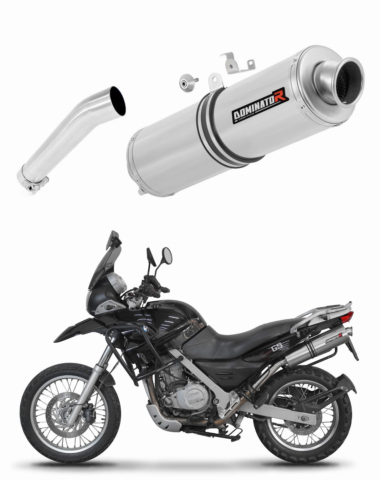 BMW F650GS 2004 - 2007 Exhaust Silencer Muffler ST + dB killer 20 m.
