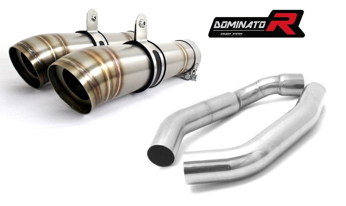 Honda CBR 1000F DUAL 1988 - 2000 Exhaust Silencer Muffler GP2 + dB killer medium 19 m.