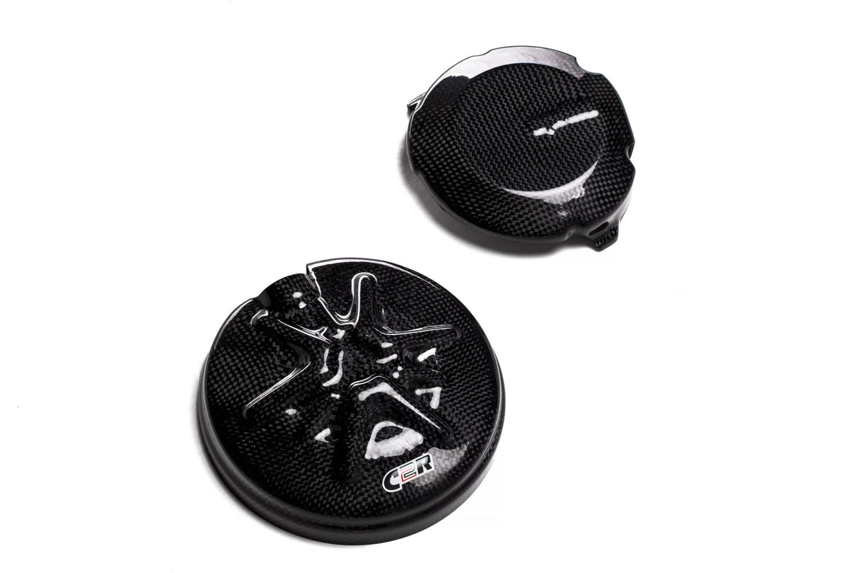 APRILIA RSV4 2009-2024 Carbon Fiber Engine Case Covers (2-pieces)