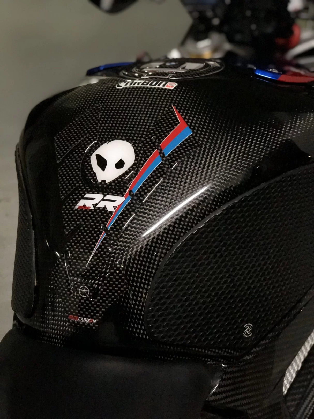 BMW S 1000RR 2009-2018 Carbon Fiber Full Tank Cover