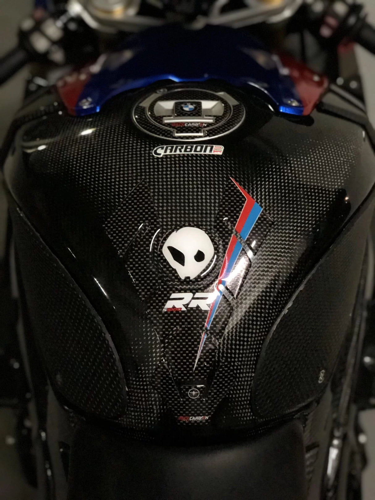 BMW S 1000RR 2009-2018 Carbon Fiber Full Tank Cover