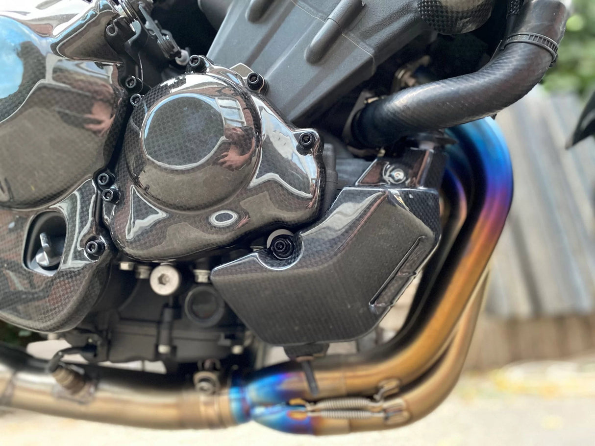 YAMAHA MT09 FZ09 2013-2025 Carbon Fiber Coolant Fluid Cover