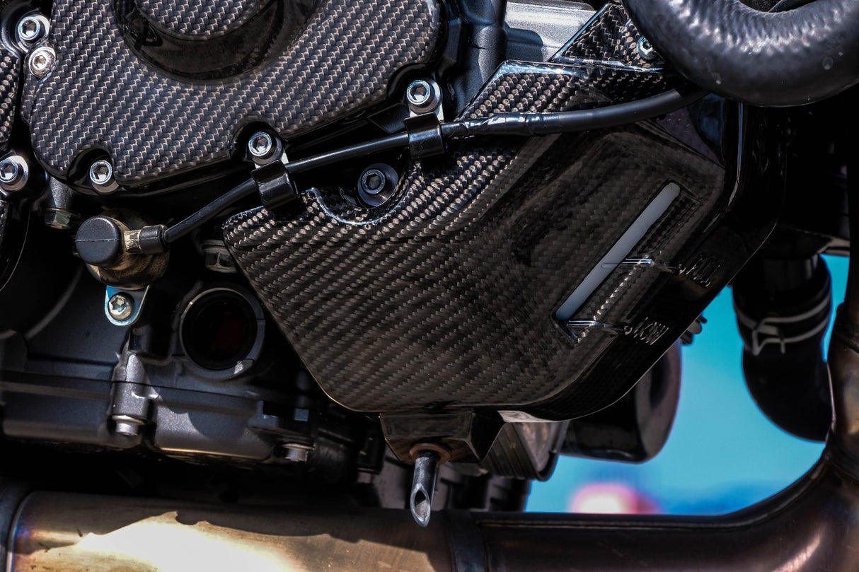 YAMAHA MT09 FZ09 2013-2025 Carbon Fiber Coolant Fluid Cover