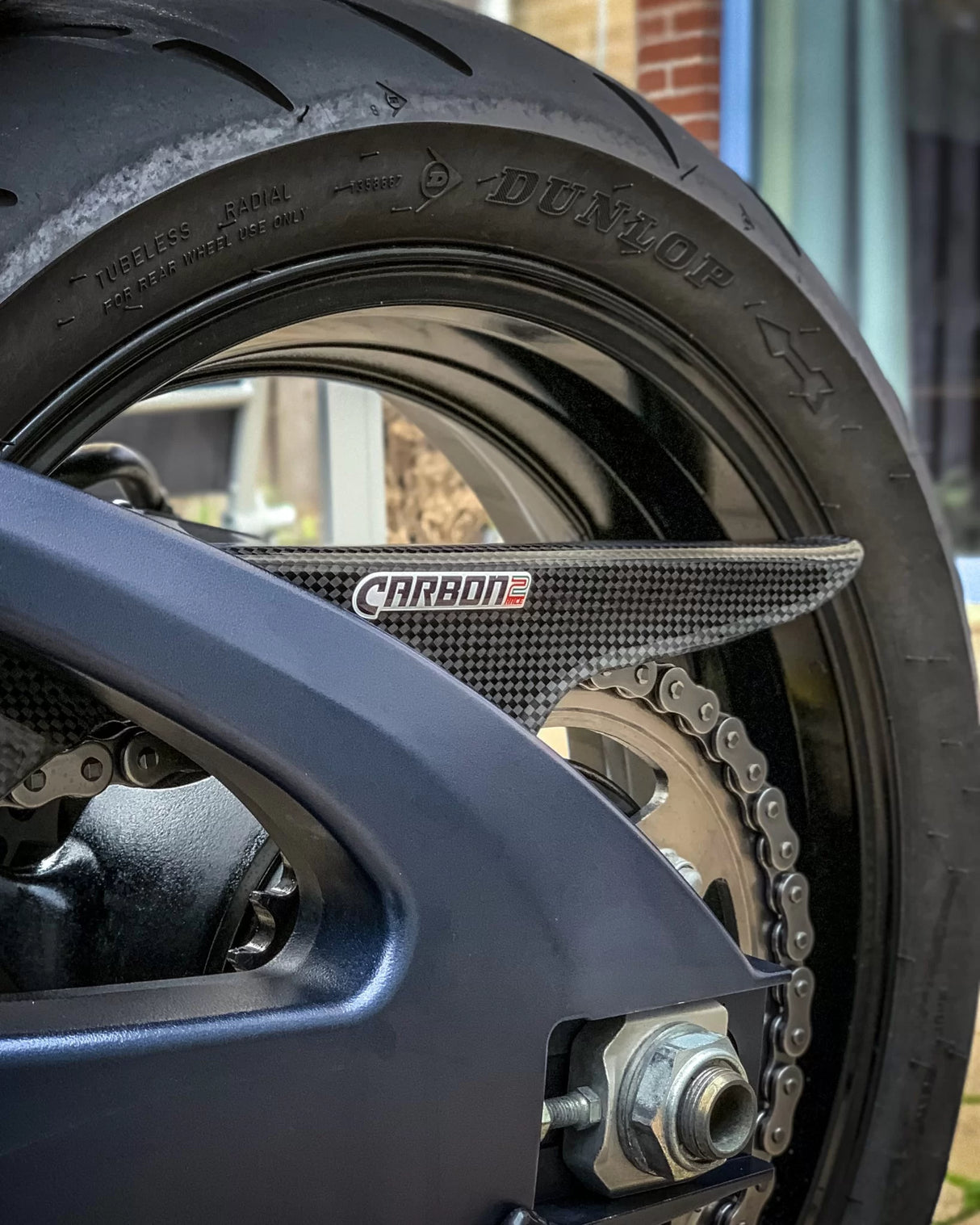 SUZUKI GSX-R 600-750 2006-2010 Carbon Fiber Chain Cover