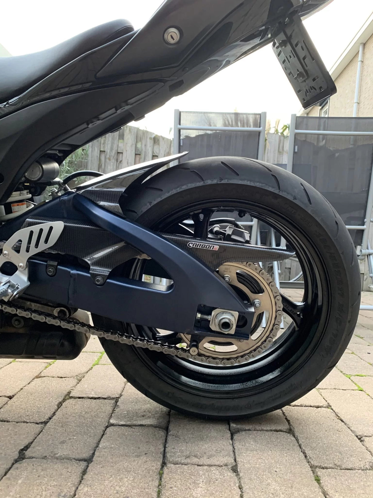 SUZUKI GSX-R 600-750 2006-2010 Carbon Fiber Chain Cover