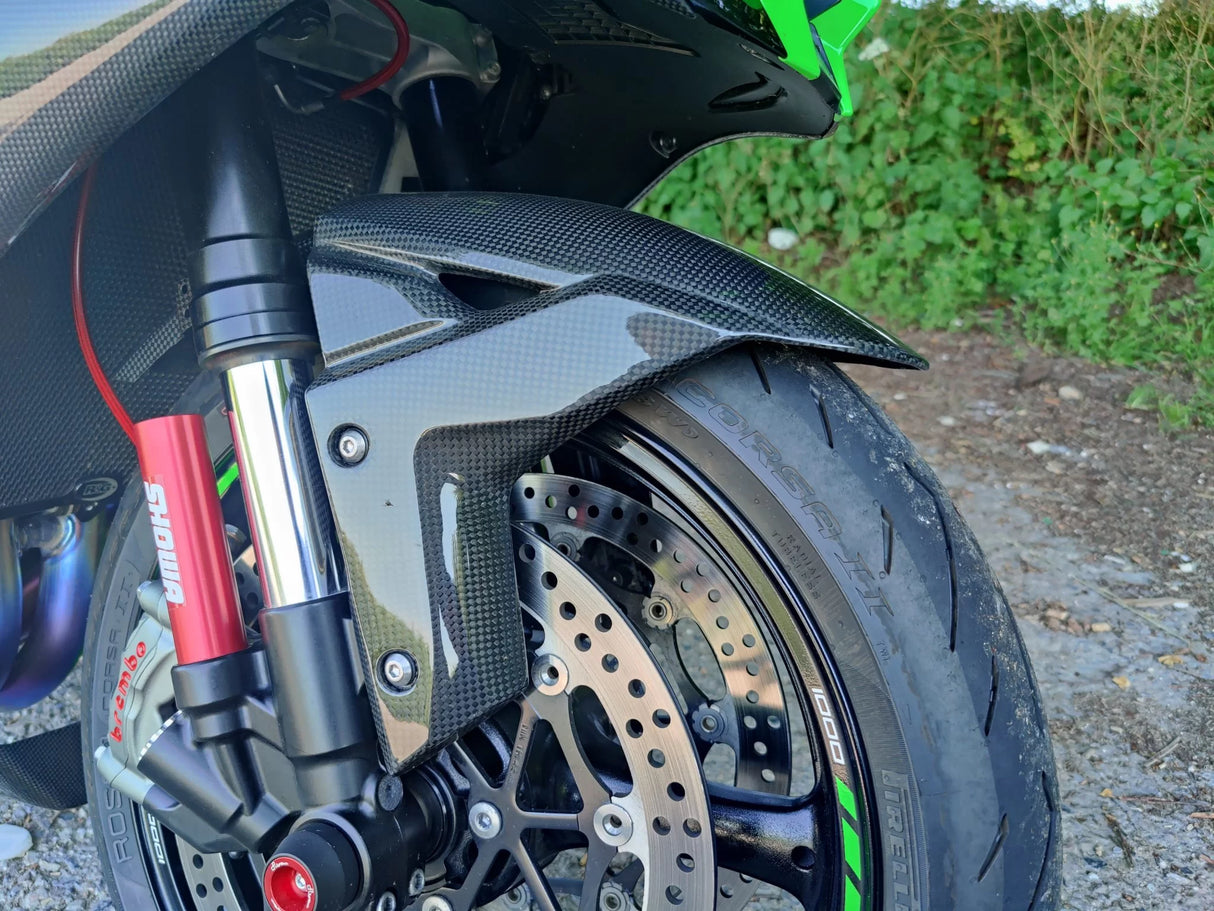 Kawasaki Ninja H2/H2R/H2SX Carbon Fiber Front Fender