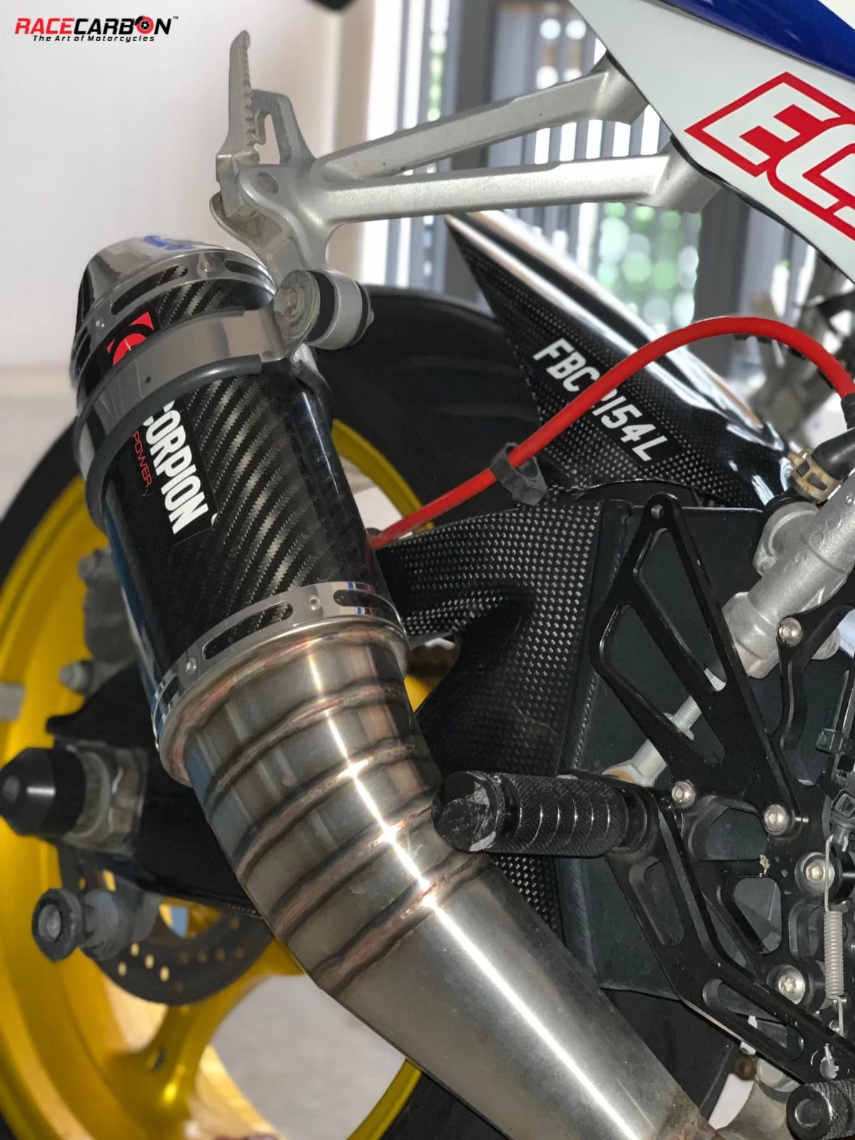 SUZUKI GSX-R 1000 2007-2008 Carbon Fiber Swingarm Covers