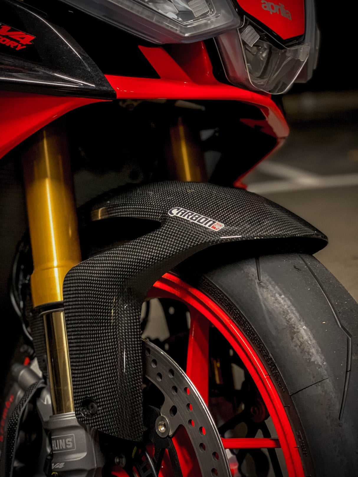 APRILIA Tuono V4 2021-2024 Carbon Fiber Front Fender