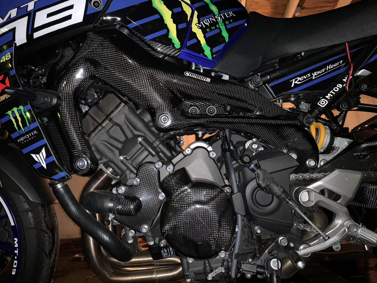 YAMAHA MT09 FZ09 2013-2025 Carbon Fiber Water Pump Cover